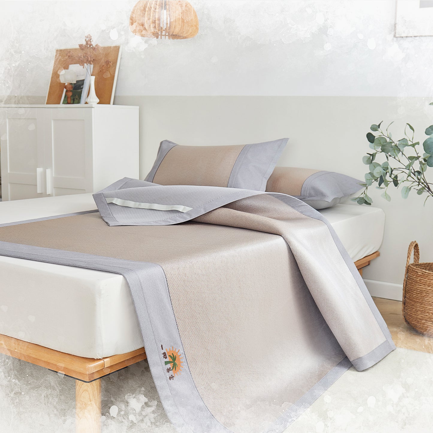 Cooling Mattress Pad for Hot Sleeper, Ultra Cold Tech Fiber Cool Mattress Cover, Smooth Noiseless Cooling Mattress Protector, 16'' Deep Pocket