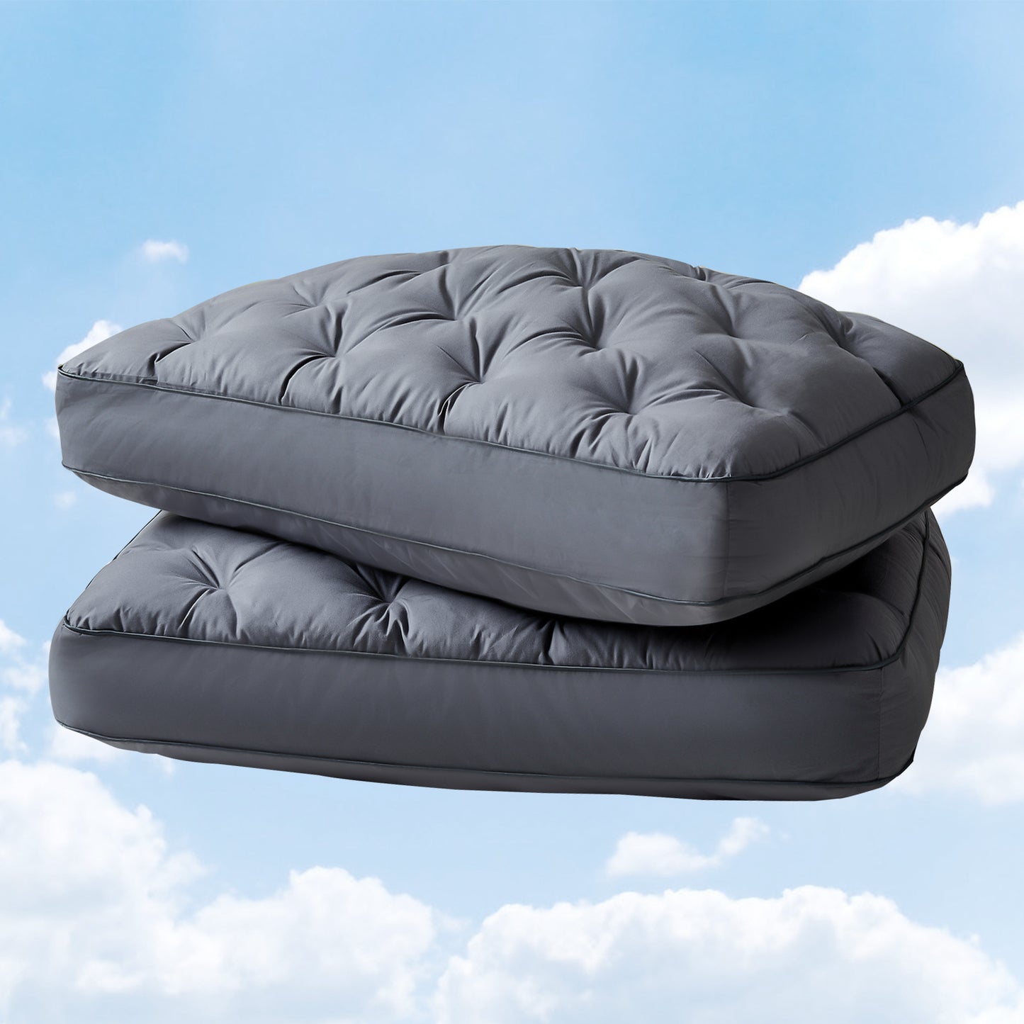 YOUR MOON Extra Soft Support Pillows Queen Size, Single Down Alternative Pillow for Sleeping, Fluffy Plush Bed Pillow, Medium Thick Luxury Pillows