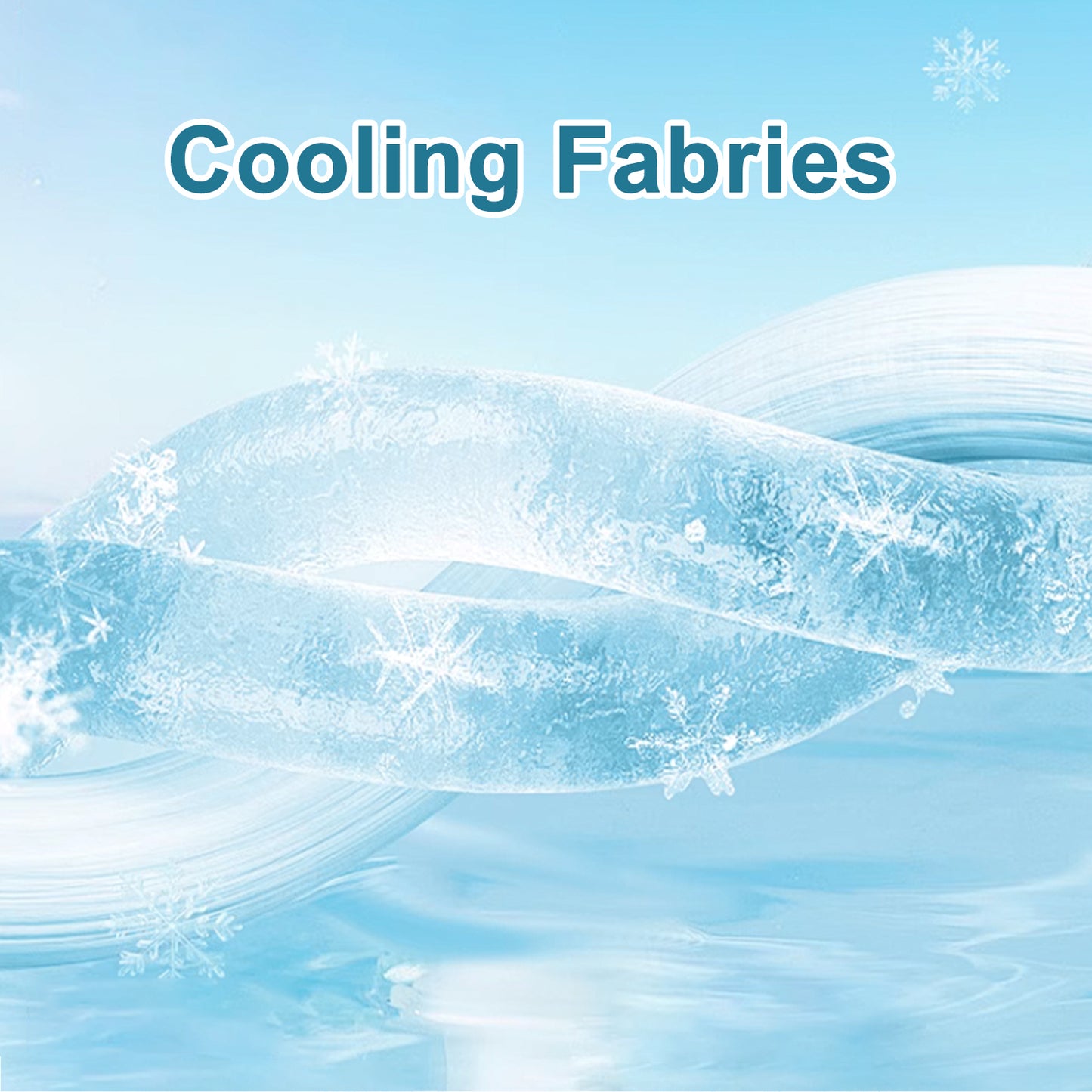 Cooling Mattress Pad for Hot Sleeper, Ultra Cold Tech Fiber Cool Mattress Cover, Smooth Noiseless Cooling Mattress Protector, 16'' Deep Pocket