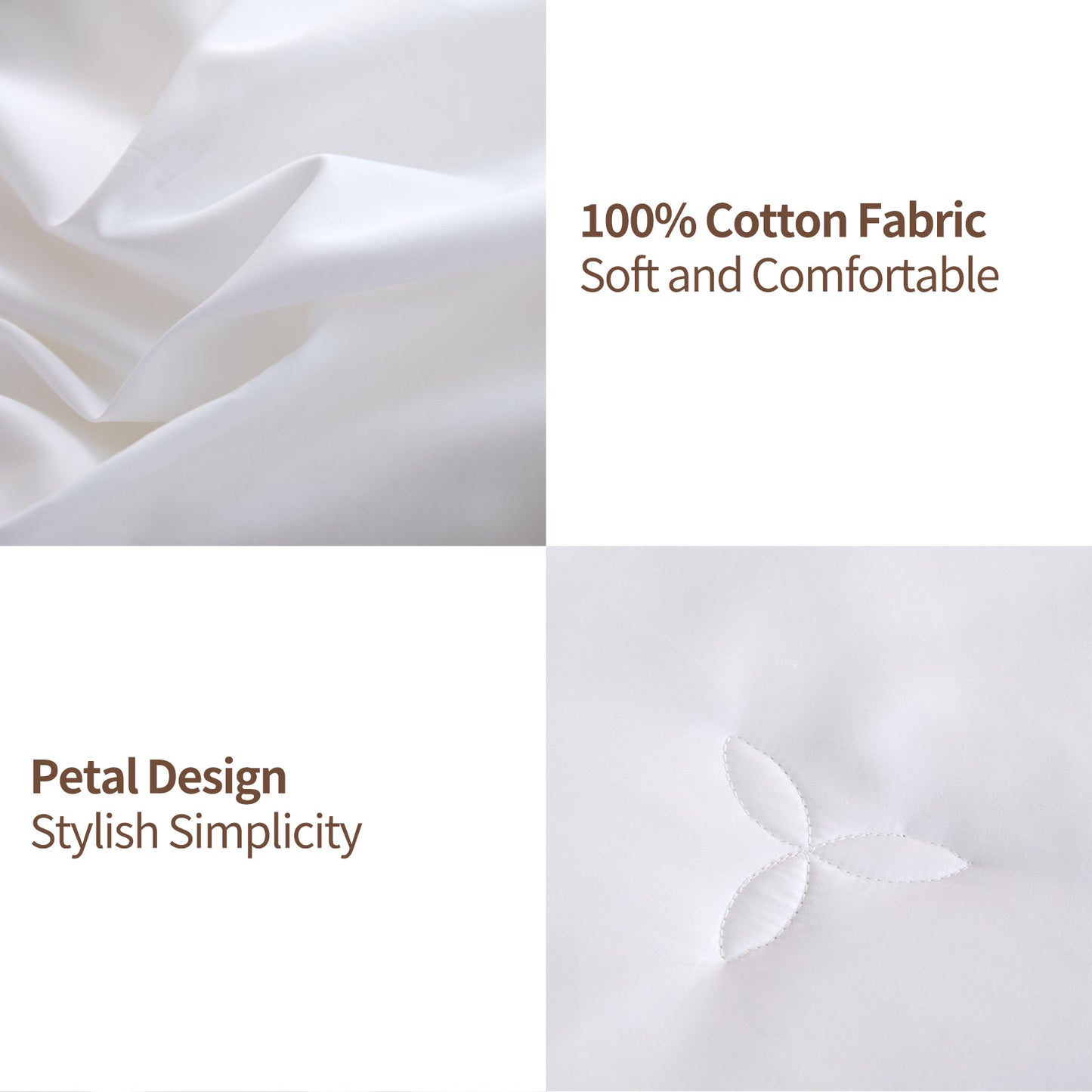 YOUR MOON Pure Mulberry Silk Comforter for All Season,100% Natural Long Strand Silk Fill Duvet, Luxury Mulberry Silk Bedding, Noiseless Cotton Shell