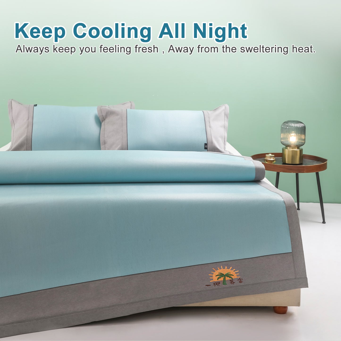 Cooling Mattress Pad for Hot Sleeper, Ultra Cold Tech Fiber Cool Mattress Cover, Smooth Noiseless Cooling Mattress Protector, 16'' Deep Pocket