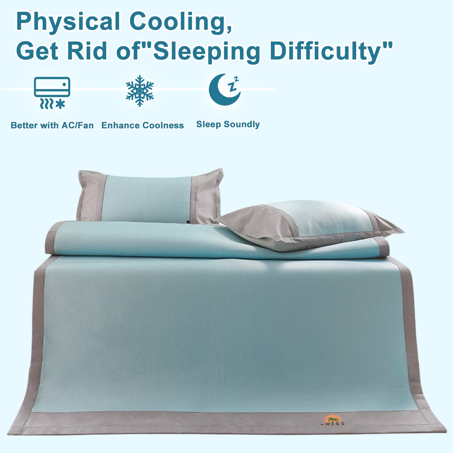 Cooling Mattress Pad for Hot Sleeper, Ultra Cold Tech Fiber Cool Mattress Cover, Smooth Noiseless Cooling Mattress Protector, 16'' Deep Pocket