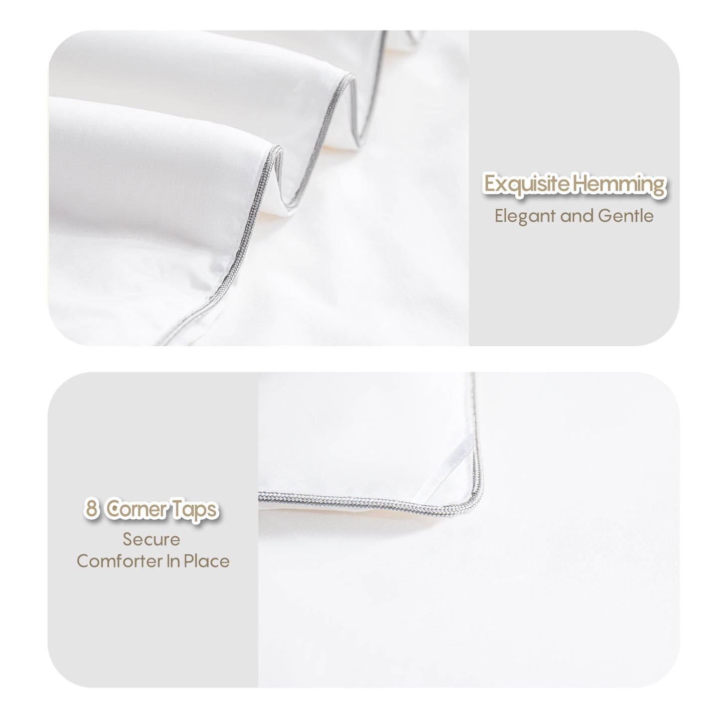 YOUR MOON Luxurious Summer/Spring Lightweight Mulberry Silk Comforter, 100% Natural Long Strand Silk Fill Duvet Blankets, Luxury Silk Bedding Summer, Noiseless Cotton Shell