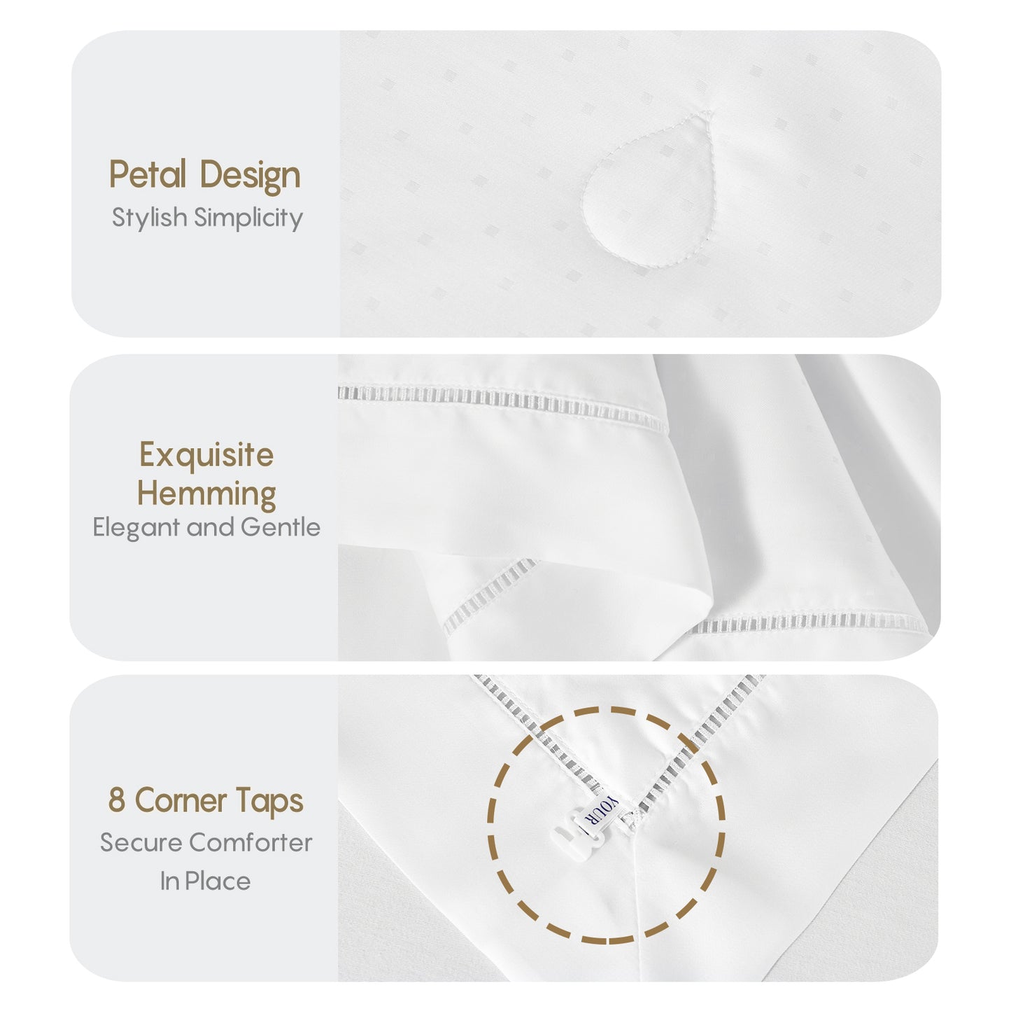 YOUR MOON Luxurious Summer/Spring Lightweight Mulberry Silk Comforter,100% Natural Long Strand Silk Fill Duvet, Luxury Silk Bedding, Cooling Rayon Derived from Bamboo Shell