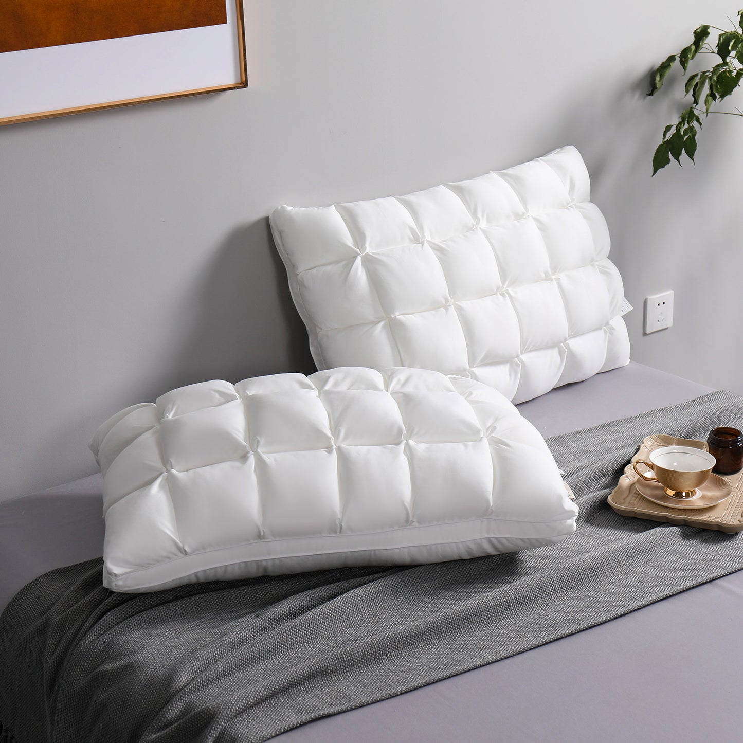 YOUR MOON Soft Pillows Quuen for Sleeping, Support Fluffy Down Alternative Pillow