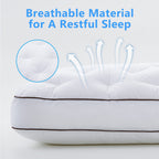 YOUR MOON Extra Soft Support Pillows Queen Size, Single Down Alternative Pillow for Sleeping, Fluffy Plush Bed Pillow, Medium Thick Luxury Pillows
