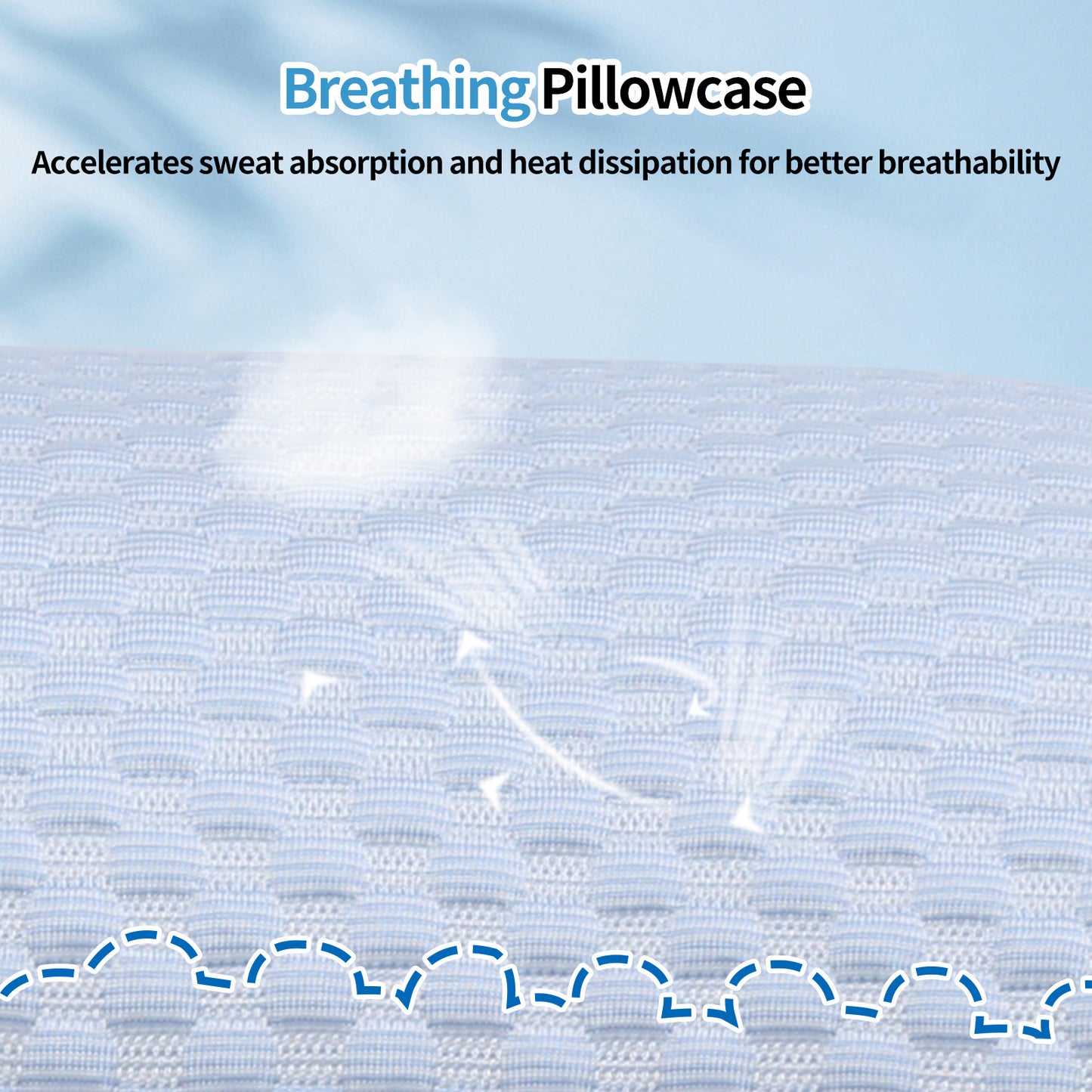 YOUR MOON Support Cooling Pillow Standard Size Set of 2, Breathable Soft Cool Pillows for Sleeping, Cold Pillows That Stay Cold, Down-Alternative Filling Bed Pillow for Side Stomach Sleepers