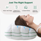 YOUR MOON Fluffy Support Bed Pillow Standard Size, Super Soft Premium Down-Alternative Filling for Sleeping, Luxury Hotel Quality Bed Pillows for Side Sleeper