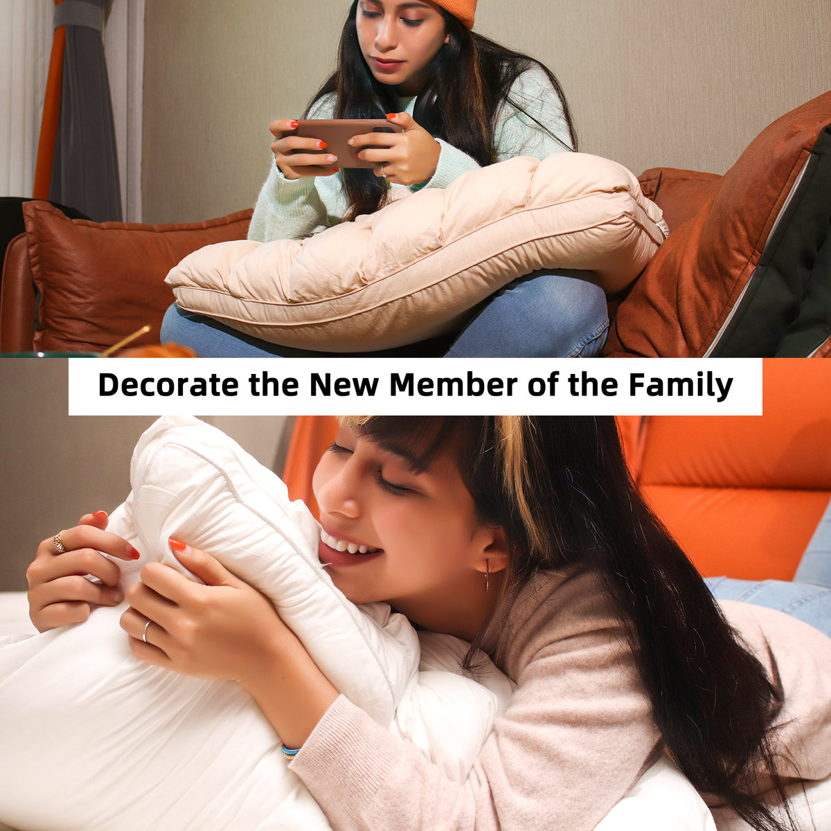 YOUR MOON Soft Pillows Quuen for Sleeping, Support Fluffy Down Alternative Pillow