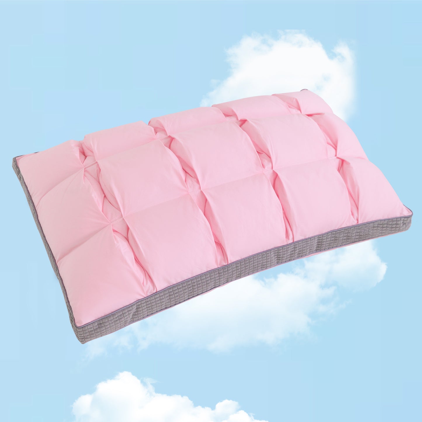 YOUR MOON Soft Pillow Queen for Sleeping, Super Soft Support Down Alternative Pillow, 100% Cotton Shell Luxury Comfy Fluffy Bed Pillows for Sleep
