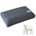 YOUR MOON Support Wool Pillow Queen Size Set of 2 (Off White) Natural Premium Australian Wool & Down Alternative Filling, 100% Cotton Cover, Soft Breathable Wool Bed Pillow