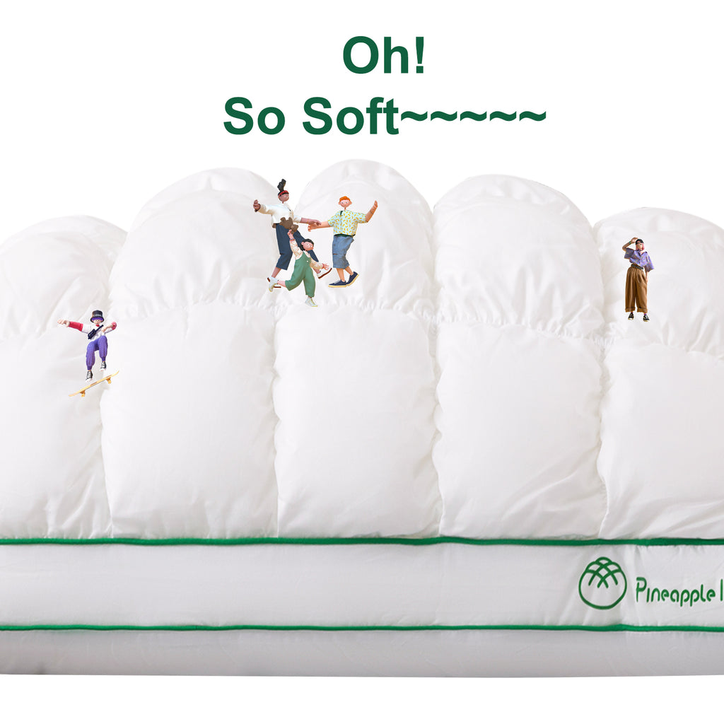 YOUR MOON Fluffy Support Bed Pillow Standard Size, Super Soft Premium Down-Alternative Filling for Sleeping, Luxury Hotel Quality Bed Pillows for Side Sleeper