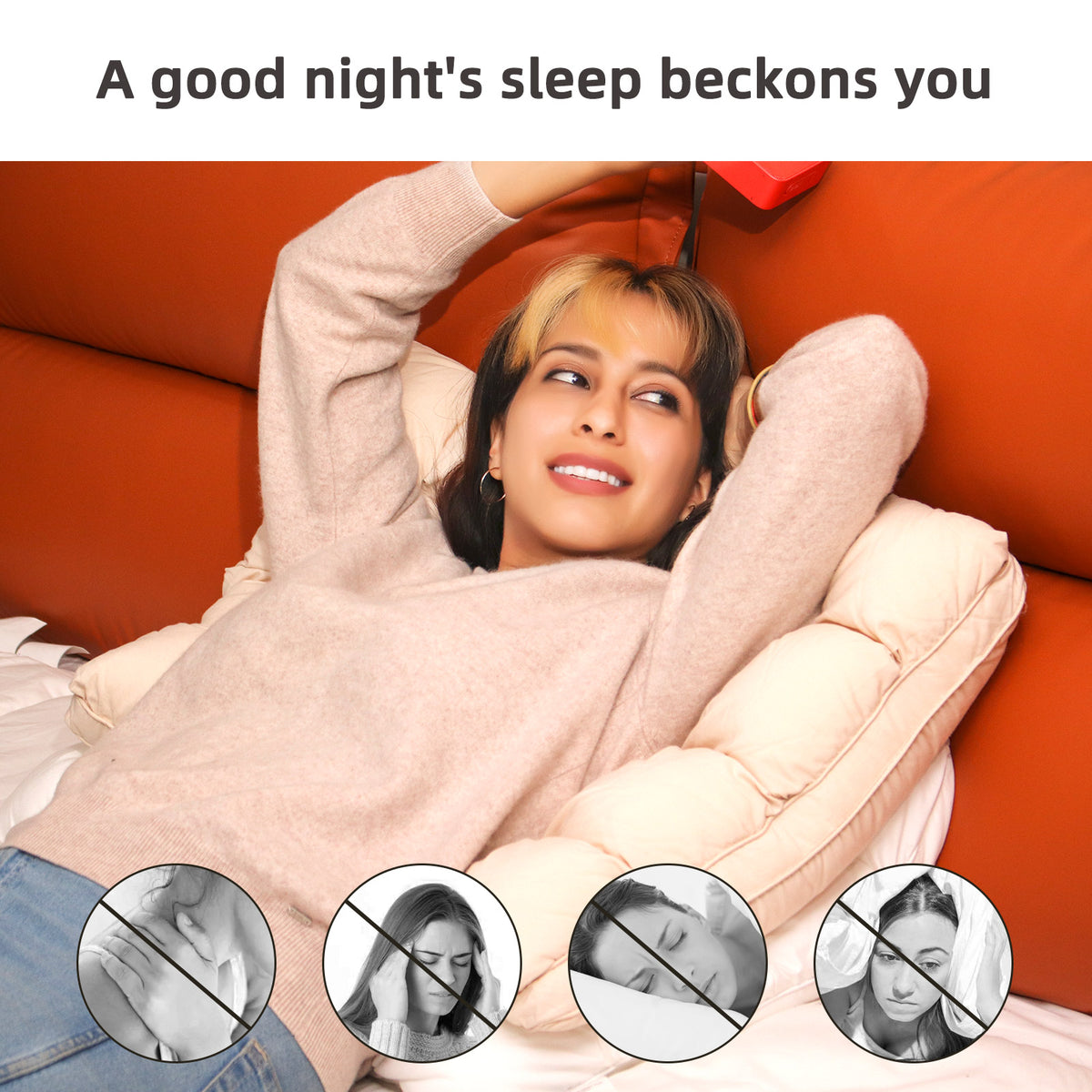 YOUR MOON Soft Pillows Quuen for Sleeping, Support Fluffy Down Alternative Pillow