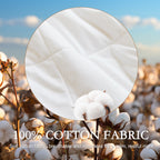 YOUR MOON Lightweight Wool Comforter Queen, Cotton Shell, White 100% Natural Australian Wool Filling, 100 GSM Summer Weight Thin Wool Duvet Insert for Warm-Weather