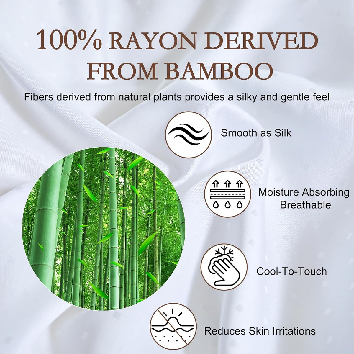 YOUR MOON Luxurious Summer/Spring Lightweight Mulberry Silk Comforter,100% Natural Long Strand Silk Fill Duvet, Luxury Silk Bedding, Cooling Rayon Derived from Bamboo Shell